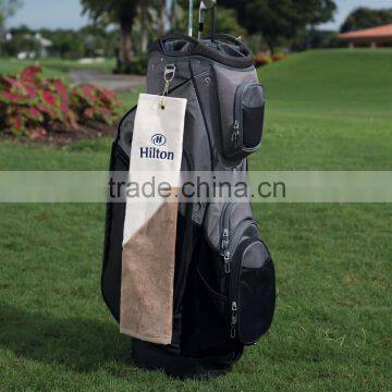 100% cotton velour embroidery Golf Towel