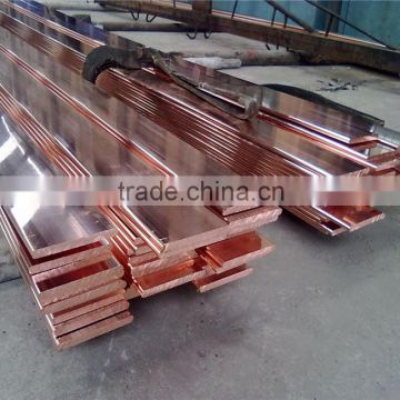 16mm thick 35mm width copper flat bar used for home insulation earthing