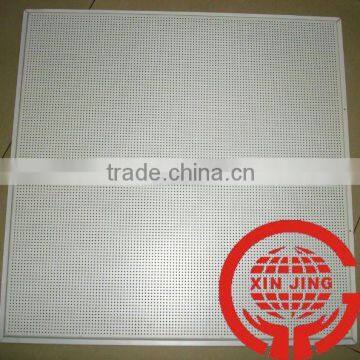 Perforated sound adsorption ceiling tiles