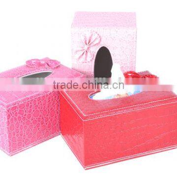High End Leather Mini Wet Tissue Box Wholesale photo-2
