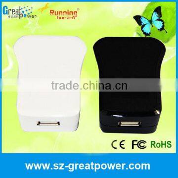 Input 110v -240v ac dc 12w USB wall charger switch power adapter