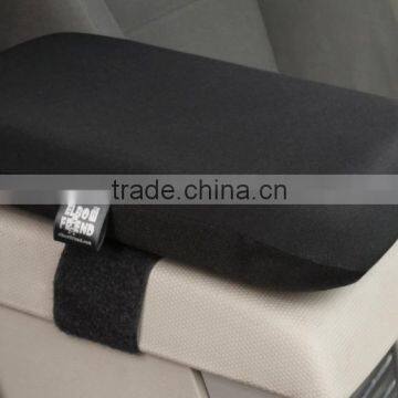 Black Neoprene Center Console Armrest Pad Cover With Jeep Cat Dog Paw Paws Print Logo For Jeep Wrangler JK Sahara Sport photo-2