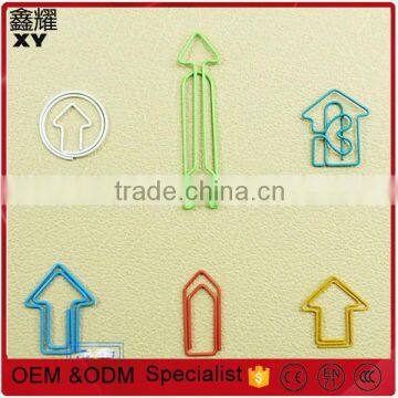 Professinoal Factory School Stationery custom logo arrow shaped paper clip