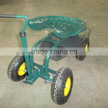 Rolling Garden Cart Tools Equipment Yard Outdoor Gardening Wagons Wheelbarrows