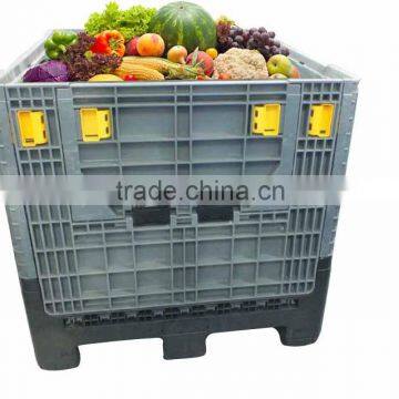 800L large plastic collapsible plastic vegetable crates