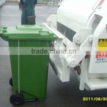 240Litre large wheeled household plastic waste bin for rubbish