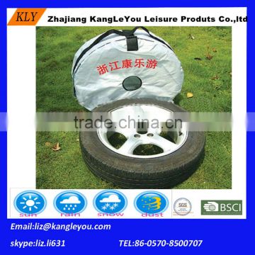 waterproof car tire cover tire bag with handle