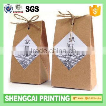 180g SGS kraft paper bag for tea in guangzhou