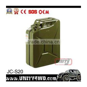 hot sale 4x4 accessories green jerry can with iron