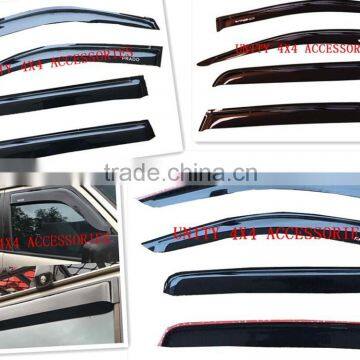 Unity Hot Customization Size OEM car accessories 4x4 door visor for Toyota /Mitsubishi/jeep