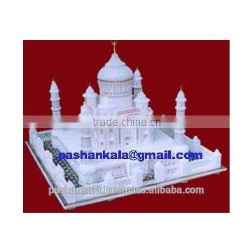 Stone Taj Mahal Valentine Gift With Colorful Lighting