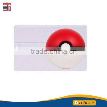 New popular Pokemon Go credit card flash usb with Pokemon Go pendrive
