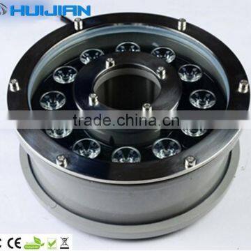 12W led underwater fountain light with stainless steel housing IP68