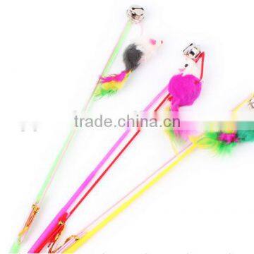 Aimigou Cat Toys Cat Pole Teaser Stick Toy