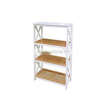 2015 hot sell 3-tier bamboo cheap bathroom/living room MDF storage shelf