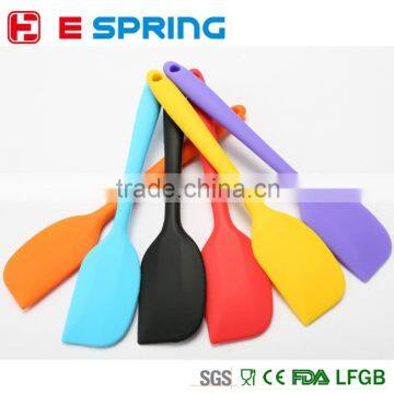 Hygienic Solid Coating colorful BBQ baking pastry tools Silicone Spatula