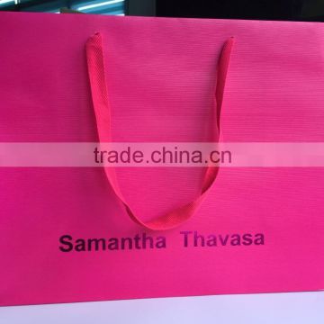 cardboard shopping packaing handle paper bag