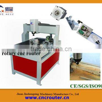 Mini Wood cnc router column engraving machine for chair leg