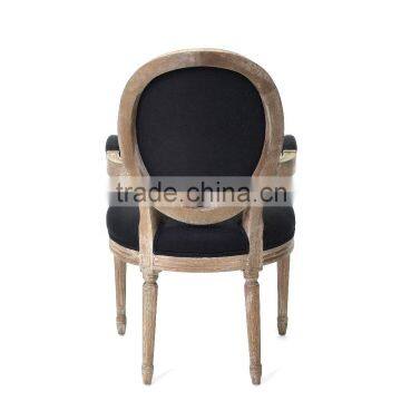 Furniture Wooden Antique Leisure High Dinner Classic Living Chair photo-5