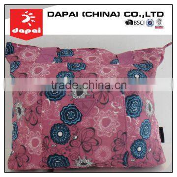 Ladies Fashion Printing Crinkle Nylon Customized Shopping Tote Bag