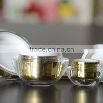 China Supplier Cosmetic Jars Small Quantity Luxury Acrylic Jar