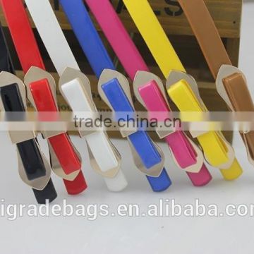 ladies fashion belt display with so many colors