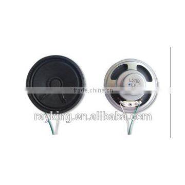 8 ohms audio component Speaker , 28mm Magnetic Metal Frame Speaker , Mini Speaker For Plush Toy 8 ohms