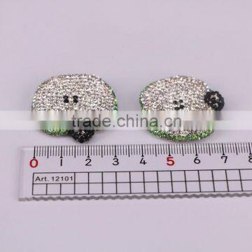 Lovely Fruit Pendant, Pave Crystal Zircon Clay Pendants, Gem Pendant Beads For Jewelry Making photo-4