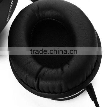 USA Amazon Hot Selling Headsets With 3.5 mm Headsets Jack Black Gold Color Available Microphone Wired Headsets photo-4