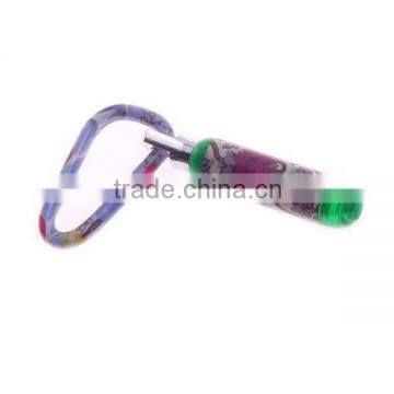 aluminium carabiner with led light