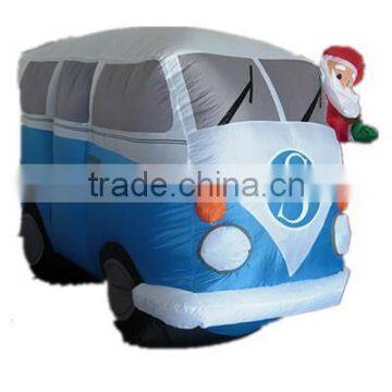 Inflatable Christmas santa buy in china bus