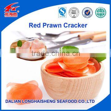 2015 Asian Popular Crispy Red Prawn Crackers