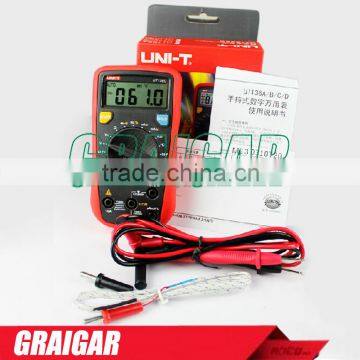 UNI-T UT136C Handheld Auto-ranging Digital Multimeters Data Hold LCR Meter AC DC Frequency Resistance automatic range multimeter