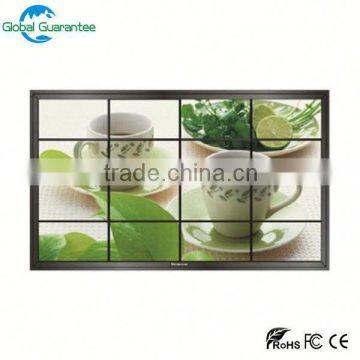 47inch lcd video wall with narrow bezel 6.3mm with global guarantee