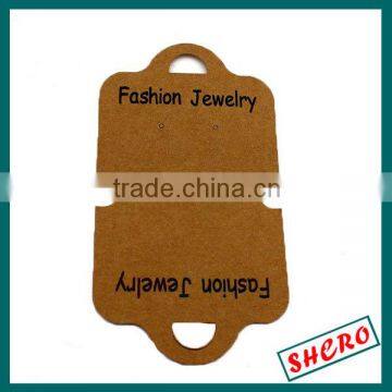 New Kraft Fashion Jewelry Packing Card for Necklace Bracelet