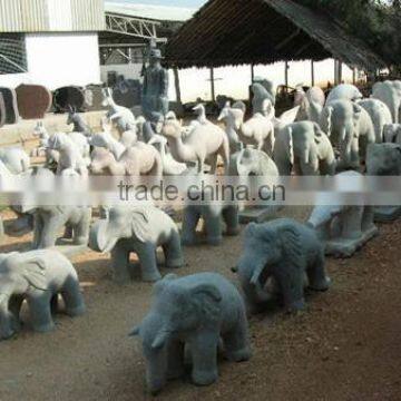 Marble Elephants Statues