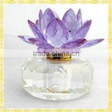 Best Seller Lotus Crystal Perfume Bottles For Auto Decoration Gifts