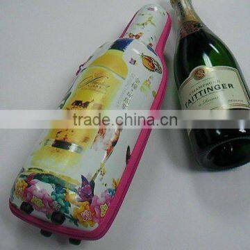 Red wine bottle cover