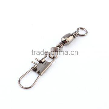 Interlock Snap Ball Bearing Swivel Rolling Solid Rings Fishing Connector #8 3.5CM Length Ocean Boat Fishing Hooks photo-3