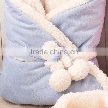 Shu Velveteen Baby Newborn Blankets Blue Style