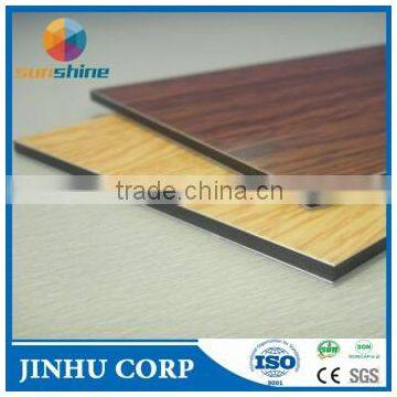 Factory direct selling wooden aluminium composite panel