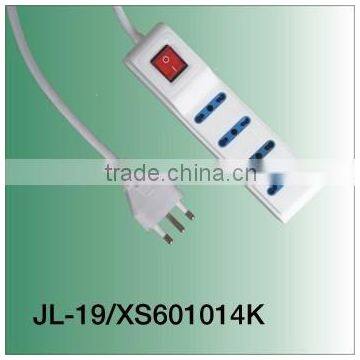 Italian 10A/16A 250V ac power cord with on-off switch