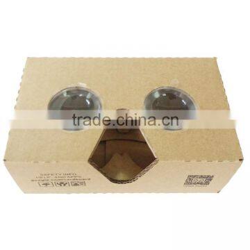 Factory Direlect Selling Black and Yellow Colors 37mm Google Cardboard Lens