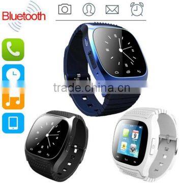 Sport Waterproof Bluetooth Smart Watch luxury wristwatch M26 with Dial SMS Remind Pedometer for Android Samsung xiaomi phone
