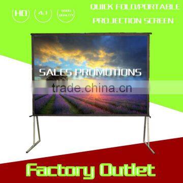 High Quality Artwork Outdoor Fastfold Projection Screen Home Theater Style Projector Screen photo-3