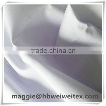 65% polyester 35% cotton bleached white fabric for doctor uniform