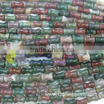 New arrival semi precious stone indian agate loose beads