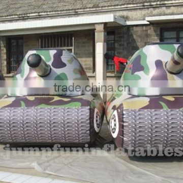 inflatable tank paintball bunker for outdoor shooting game