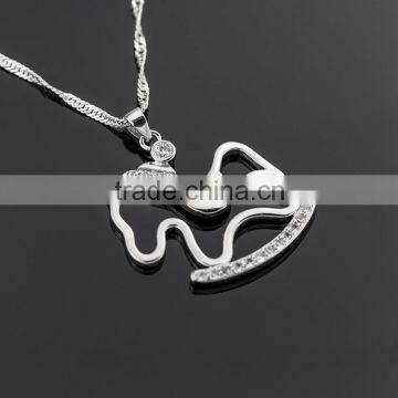 Alloy Jewelry Pendant!!!beautiful Horse Pendant Inlaid Cubic Zirconia photo-4
