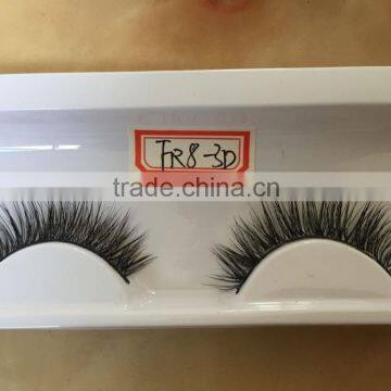 fantastic beautiful style custom package chemical fiber eyelashes